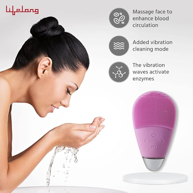 Facial Cleansing Brush Massager