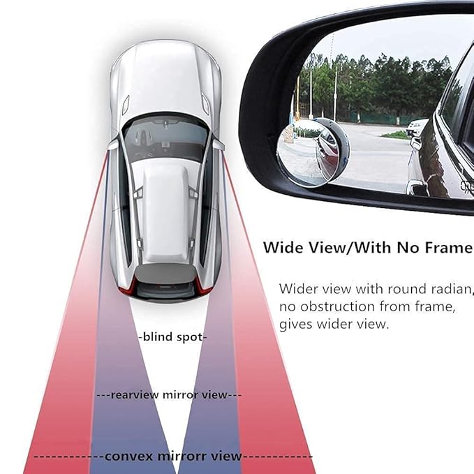 Blind Spot Mirror For Car (Set Of 2)
