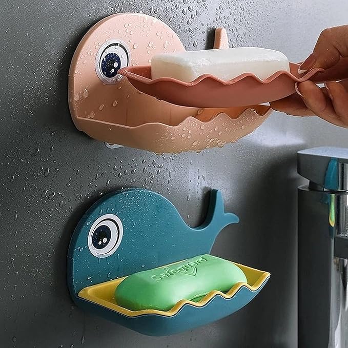 Fish Shaped Wall Soap Dish (Set of 2 Pieces)