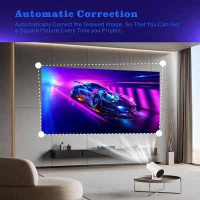 4k Projector With Game Dual Wireless Remote