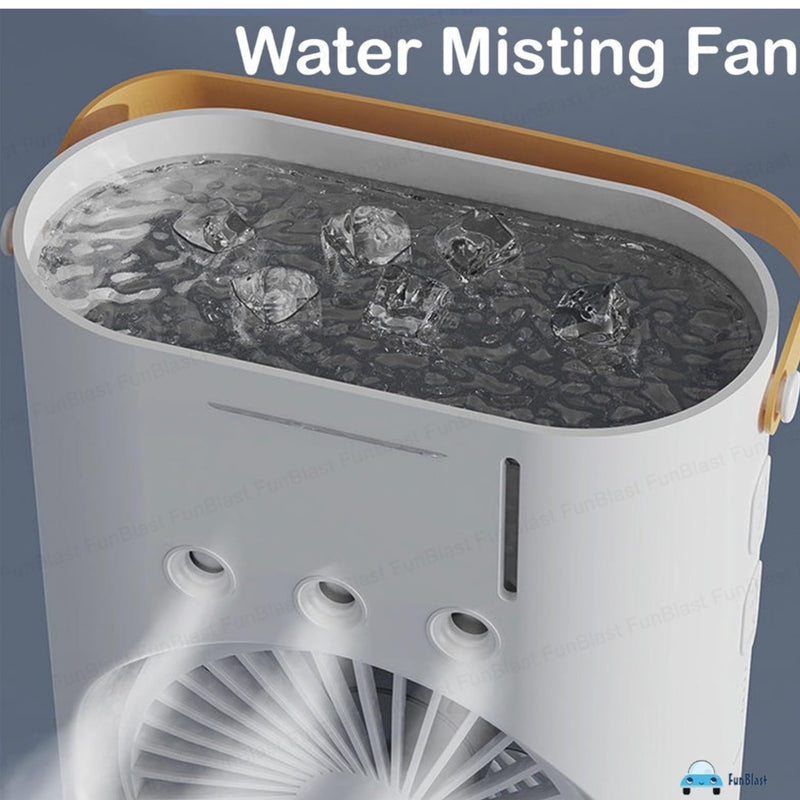 Rechargeable Mist Cooler Double Fan